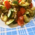ブランディ's cooksnap of when they made ズッキーニとひき肉のピリ辛炒め.
