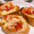 クック429AM1☆'s cooksnap of when they made カリカリフランスパンに赤いトマト.