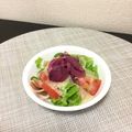 ☆こまっと☆'s cooksnap of when they made グリーンレタス 胡瓜 トマト 生ハム.