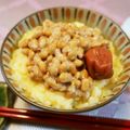 アイリッシュショコラ's cooksnap of when they made 忙しい朝に！パパッと納豆うめ～卵ご飯☆.