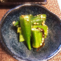 マールマル's cooksnap of when they made オクラと塩昆布の白だし和え.
