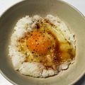 sato3★'s cooksnap of when they made 丸鶏たまごかけご飯.