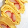 クックDYMRHM☆'s cooksnap of when they made 白だしde簡単カニカマ入り卵焼き.