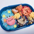 tachutachu's cooksnap of when they made 夏に♪カニさんおにぎり＊キャラ弁.