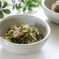 まろんかふぇ's cooksnap of when they made 茎わかめとしらすと茗荷.