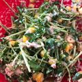 Hanachan13's cooksnap of when they made 簡単！豆苗とツナとコーンのサラダ！！.