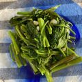 なとりう's cooksnap of when they made ニンニク風味が絶品！空芯菜炒め.