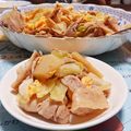 こともみ's cooksnap of when they made 筍と小松菜の豚バラ卵炒め.