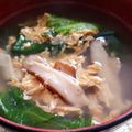 あかぷり's cooksnap of when they made レタスたまごスープ.