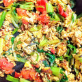 ビルメンズ's cooksnap of when they made ちんげん菜、トマトと卵の中華炒め.