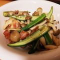 クック53UKE8☆'s cooksnap of when they made オクラとシメジのベーコン炒め.