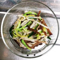 のんびりバンビ's cooksnap of when they made スライスきくらげともやしのもりもりナムル.