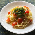 よこ耳ねこ's cooksnap of when they made 超簡単‼ トマトとツナの和風冷製パスタ.