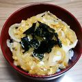 ＊なぁ＊'s cooksnap of when they made 【簡単】一人ランチに＊3玉丼【節約】.