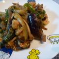 おかゆとおから's cooksnap of when they made 豚肉とナス、ピーマンの味噌炒め 大葉風味.