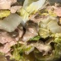 やーしー's cooksnap of when they made 鶏肉と白菜の酒蒸し.
