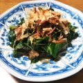 Match's cooksnap of when they made つるむらさきのおひたし.