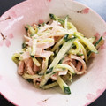 ゆゆよん's cooksnap of when they made 超簡単！きゅうりとハムの和風サラダ.