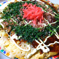 ユーロン's cooksnap of when they made え？！お好み焼き？！焼き卵かけご飯だよ♡.