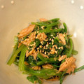 kaoponpon's cooksnap of when they made ほうれん草とツナの和え物.