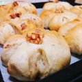 あすかんぬ。's cooksnap of when they made くるみパン（てごね）自分用.
