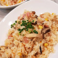 ☆ｷｬｻﾘﾝ☆'s cooksnap of when they made きのことベーコンの炊き込みピラフ.