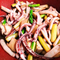 ceylon_woo's cooksnap of when they made イカとエリンのギガーリック炒め.