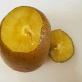 毎日しょっぱい亭's cooksnap of when they made キウイの剥き方(芯の取り方).