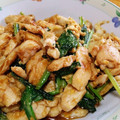 ま‎⑅⃝り's cooksnap of when they made 鶏胸肉と小松菜と卵の中華炒め.