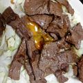 かん太郎★'s cooksnap of when they made 簡単美味しいなレモン醤油牛ハラミ丼.