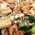 sakiabc's cooksnap of when they made 鶏もも肉と厚揚げとチンゲン菜の炒め物.