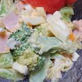 ごんべい君's cooksnap of when they made 簡単♡キャベツとブロッコリーの卵サラダ.