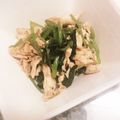 ゆーのすけ23's cooksnap of when they made 副菜に♡三つ葉とささみの辛子醤油♪.