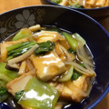 ありみりん♡'s cooksnap of when they made チンゲン菜と厚揚げの中華炒め.