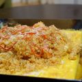 クニカニ's cooksnap of when they made おうち洋食☆鉄板で☆巻かないオムライス♪.