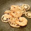 chou*'s cooksnap of when they made 海老とレンコンのマヨネーズ炒め♪.