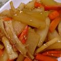 そらの蒼's cooksnap of when they made 【エコレシピ】スイカの皮のきんぴら.