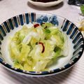 クックI7I5L1☆'s cooksnap of when they made キャベツときゅうりのピリ浅漬け.