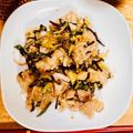 sawa1207☆'s cooksnap of when they made 簡単☆蒸し鶏のミョウガと大葉の塩昆布和え.