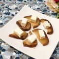 Satoco❋'s cooksnap of when they made 和風*いぶりがっこ×クリチのカナッペ*.