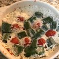 saki1010's cooksnap of when they made 夏こそレンジ✧トマトとオクラの茶碗蒸し.