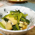たんこたんきち's cooksnap of when they made 簡単‼水菜と油揚げの煮浸し.