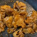 あんずっこ♪'s cooksnap of when they made お弁当に♪豚薄切り肉のしぐれ煮.