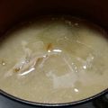 ヨシヨッシー's cooksnap of when they made 冬瓜と豚バラ肉の味噌汁.