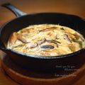 inyako's cooksnap of when they made 長ネギと椎茸の卵とじ.