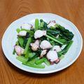 msft5632's cooksnap of when they made タコと小松菜♪ガーリック炒め.