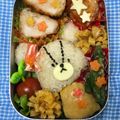 canelé032's cooksnap of when they made キャラ弁♡ジャッキーのうんどうかい♬簡単.
