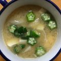 ありみりん♡'s cooksnap of when they made 簡単！オクラと豆腐のお味噌汁.