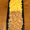 フレッシュハーブ's cooksnap of when they made 冷めてもしっとり　鶏そぼろの２色丼.