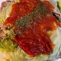 もも☆ピピ's cooksnap of when they made レンジで簡単♬牛肉とキャベツの重ね蒸し.